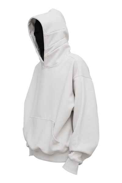 Men's Drop Shoulder Long Sleeve Hoodie with Pocket - Damned Threads